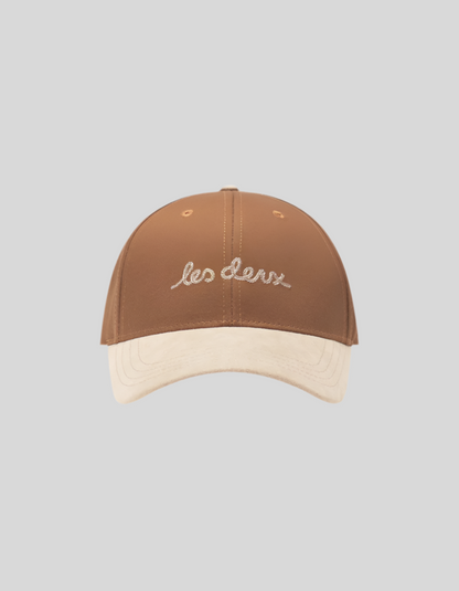 Brad Contrast Suede Baseball cap