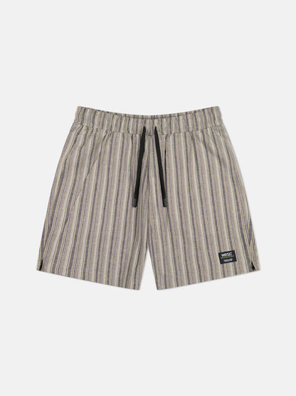 Austin Shorts Vertical Stripes Grey
