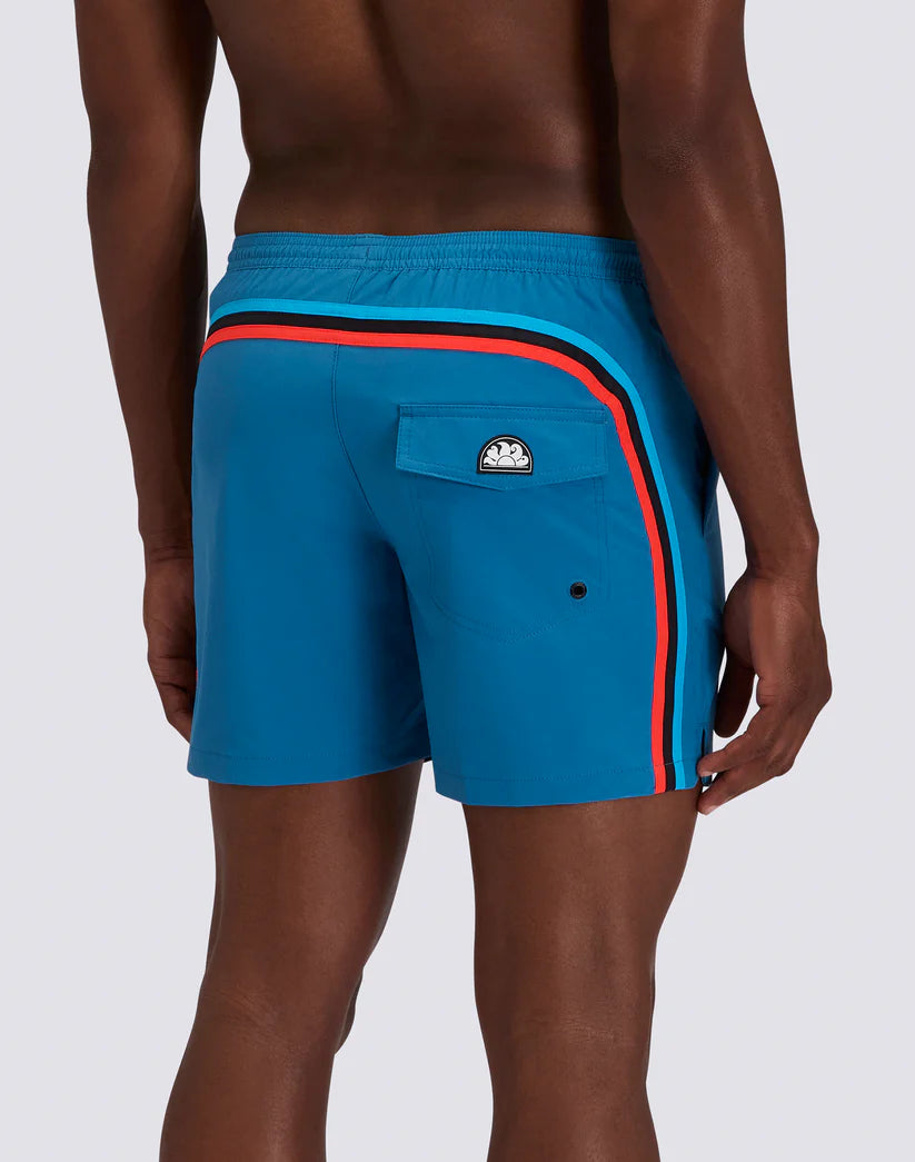 Elastic Waist FJord Blue