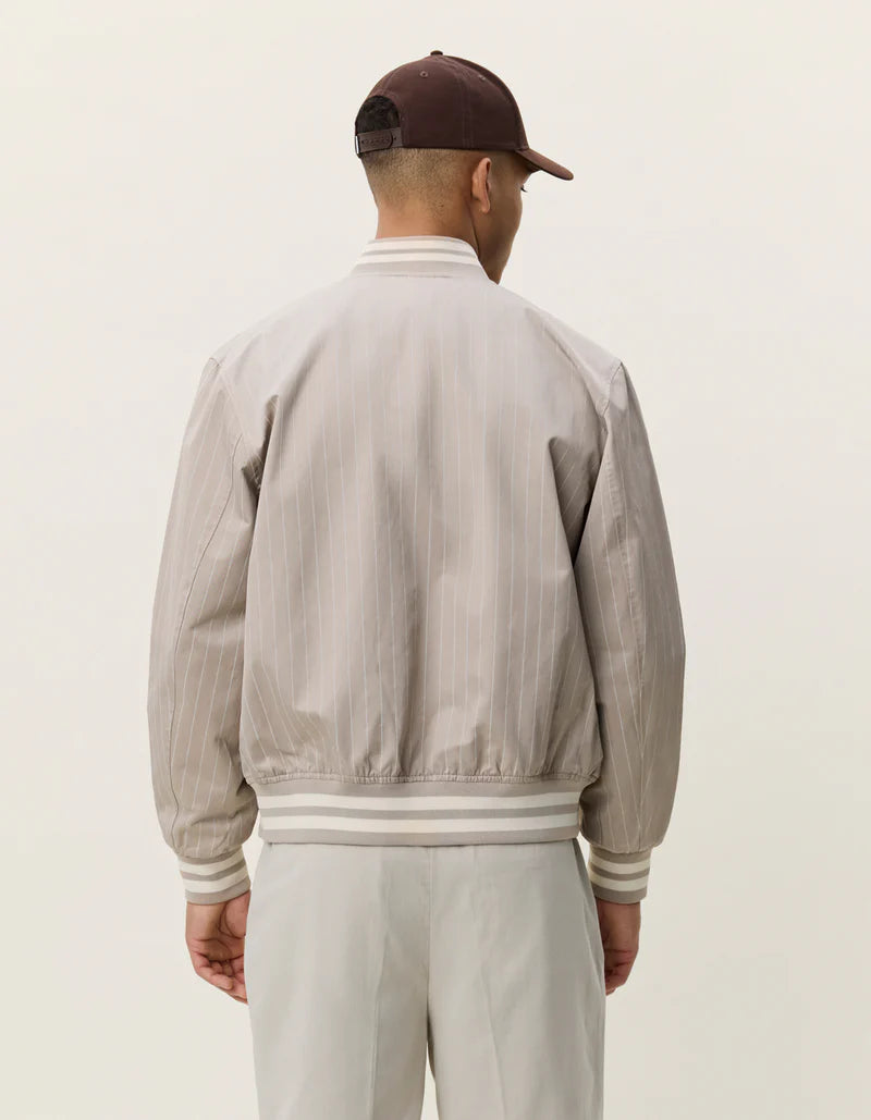 Varsity Tech Pinstripe Jacket
