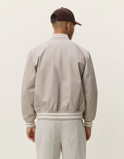 Varsity Tech Pinstripe Jacket