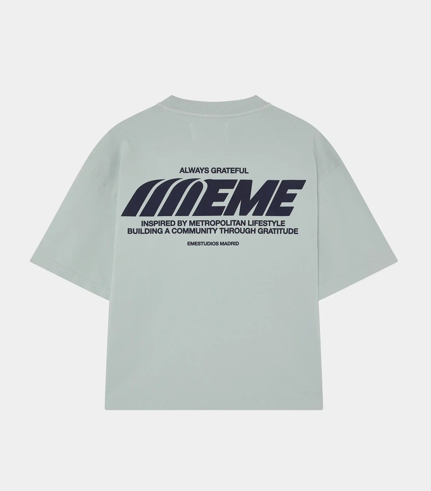 Zephyr Heather Grey Oversized tee.