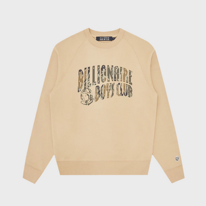 Camo Arch Logo crewneck.