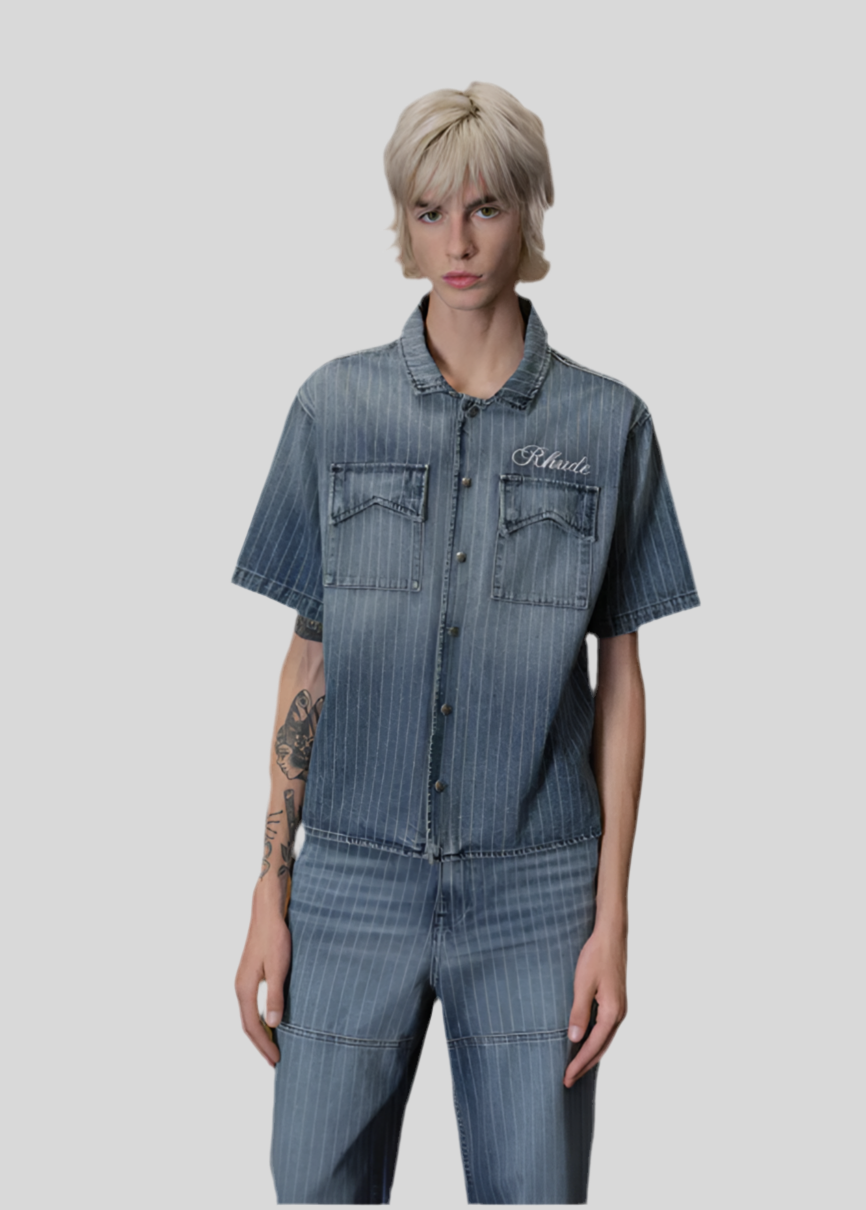 Denim Logo Shirt