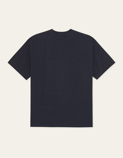Crew T Shirt Dark Navy White
