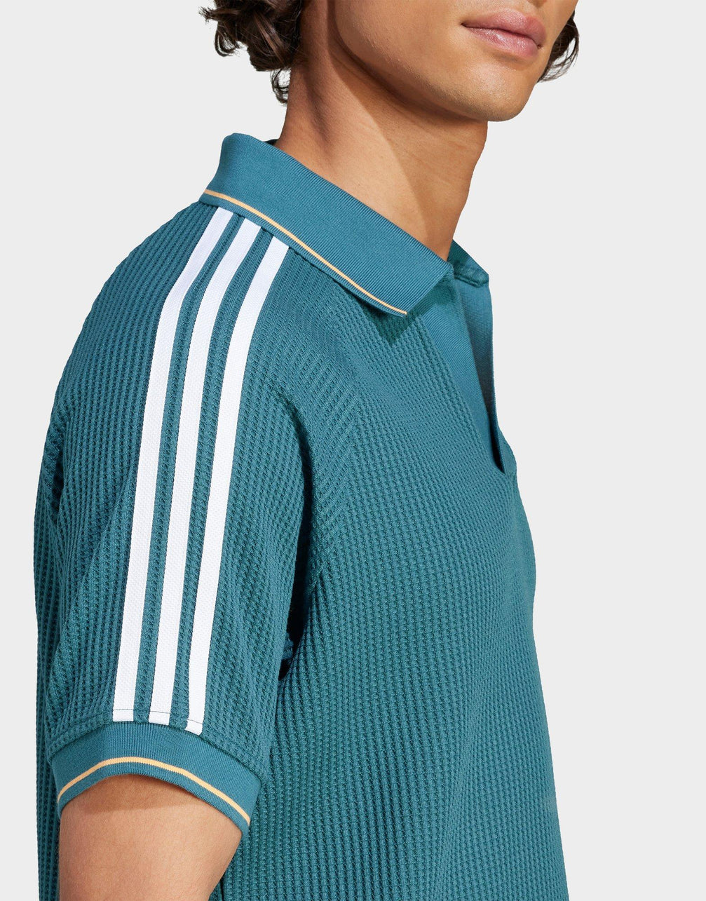 Waffle Knit Polo Shirt