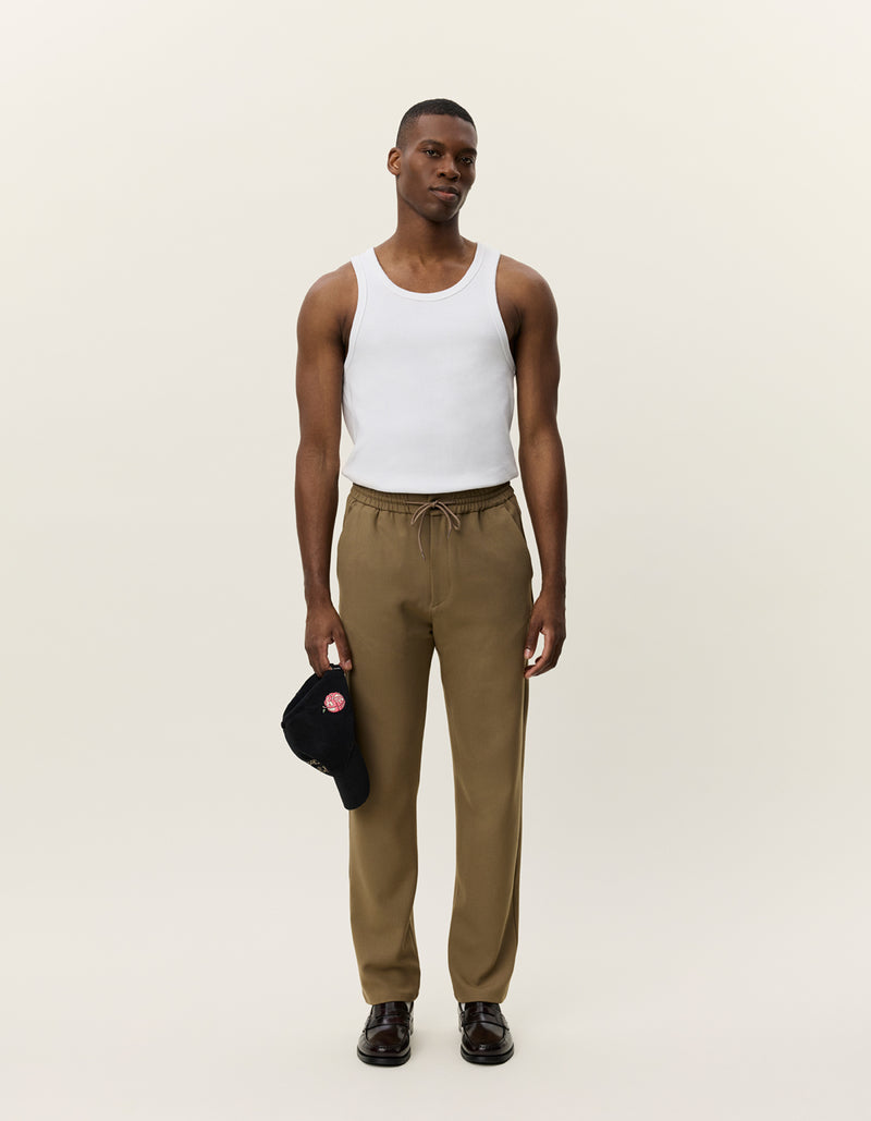 Como Tapered Pants Seasonal Lead Grey