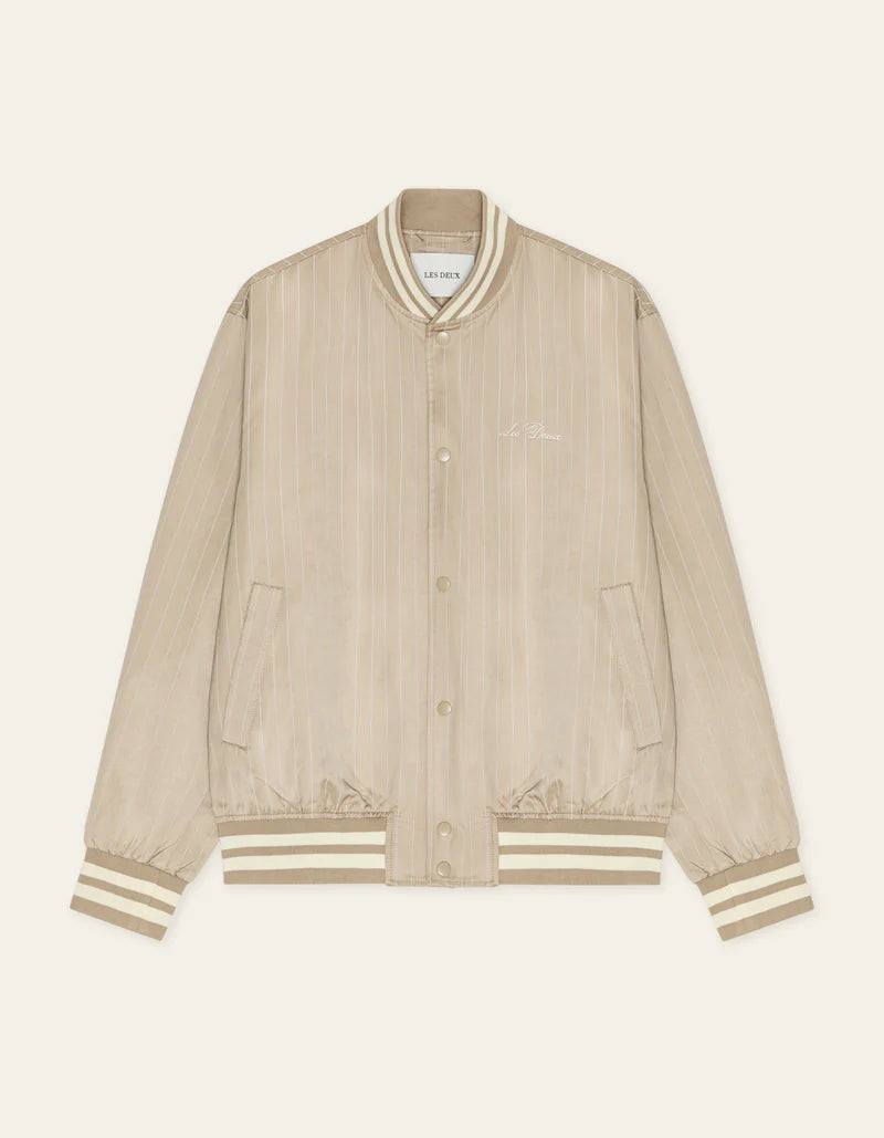 Varsity Tech Pinstripe Jacket