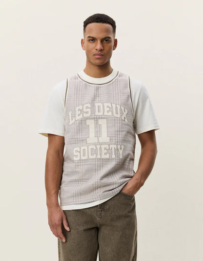 Woven Check Tank Top
