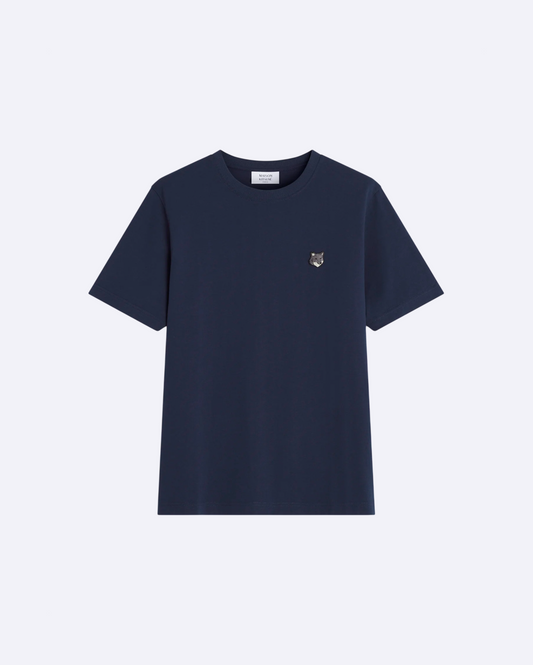 Bold Fox Head-patch T-Shirt- Navy