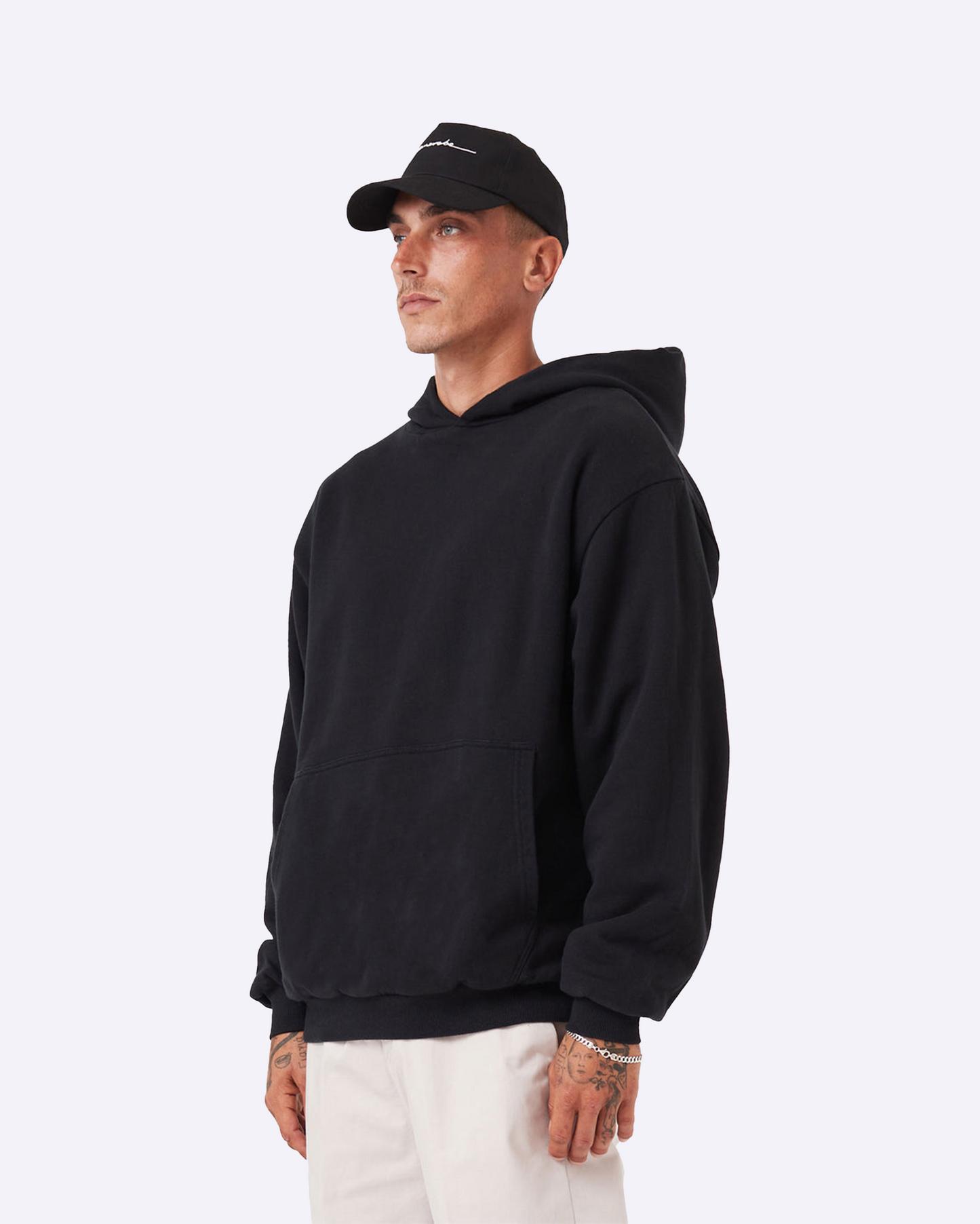 Box Hoodie Black