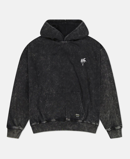 Hoodie Enzyme Washed Palm Logo