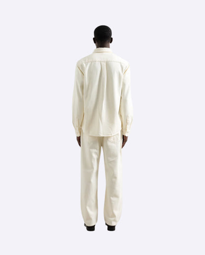 Duck Denim Shirt Plain Off White