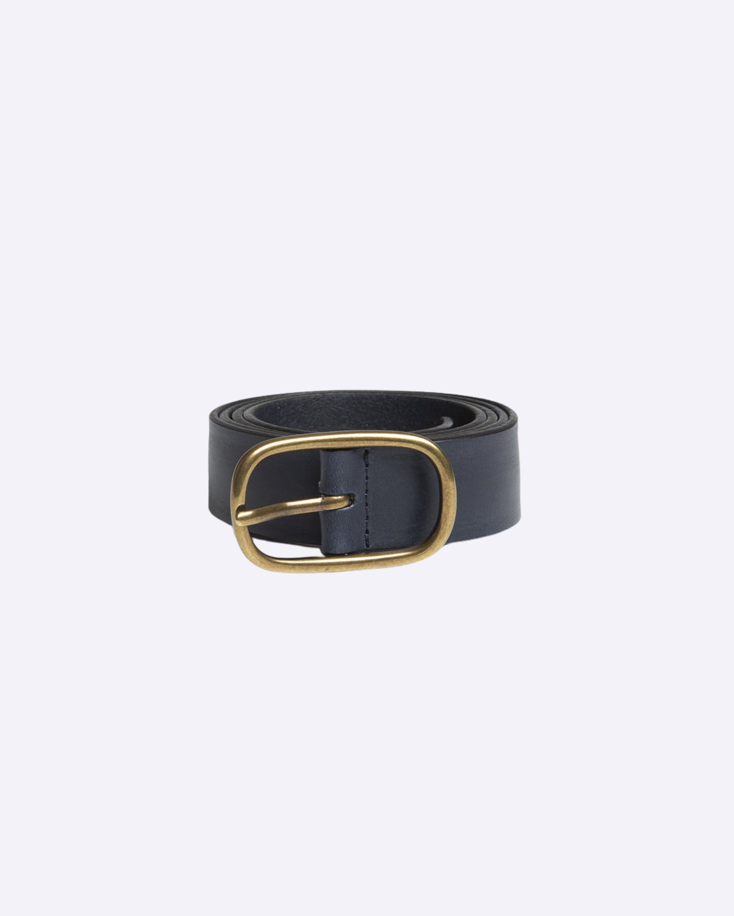New Raw Belt Plain Navy