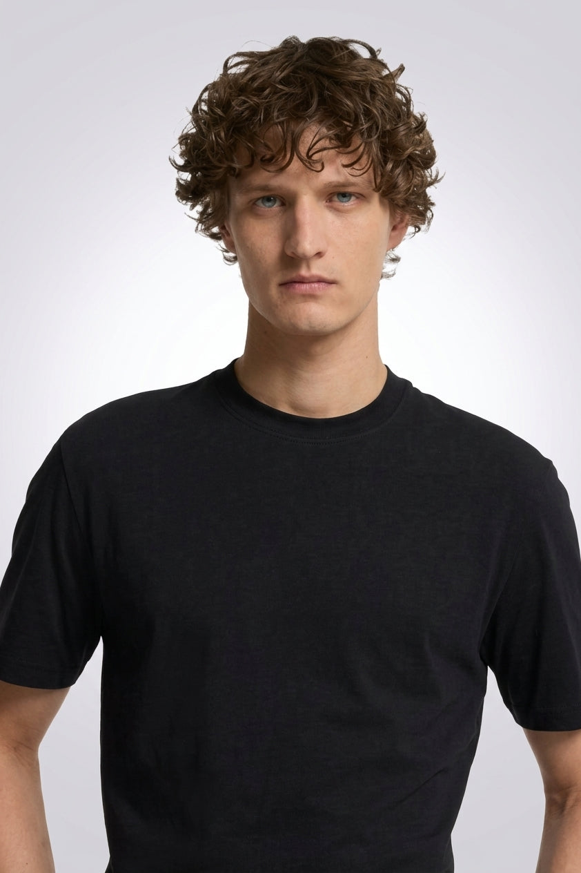 Crewneck SS Tee - Black