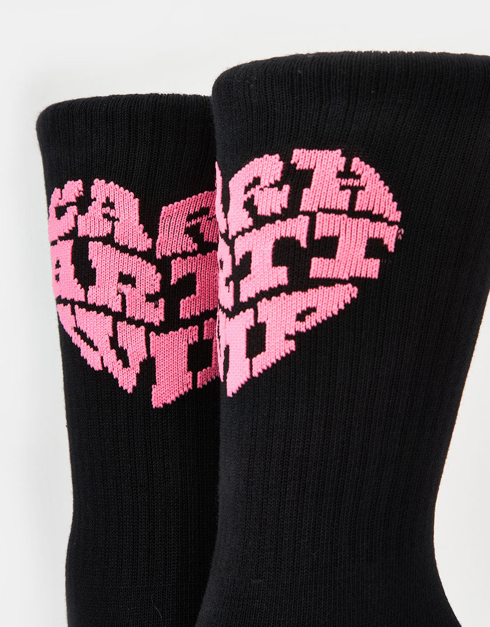 Heartbreak Black Socks