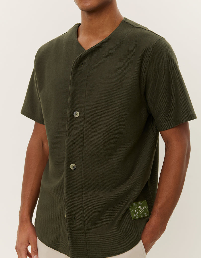 Barry Baseball Jersey SS Shirt Forest Green