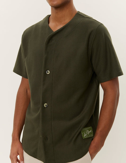 Barry Baseball Jersey SS Shirt Forest Green