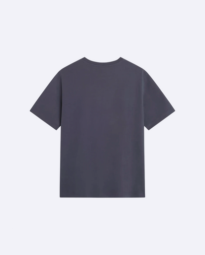 Dressed Fox Embroired T-Shirt -Grey