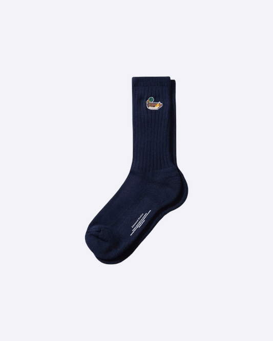 Duck Socks Plain Navy