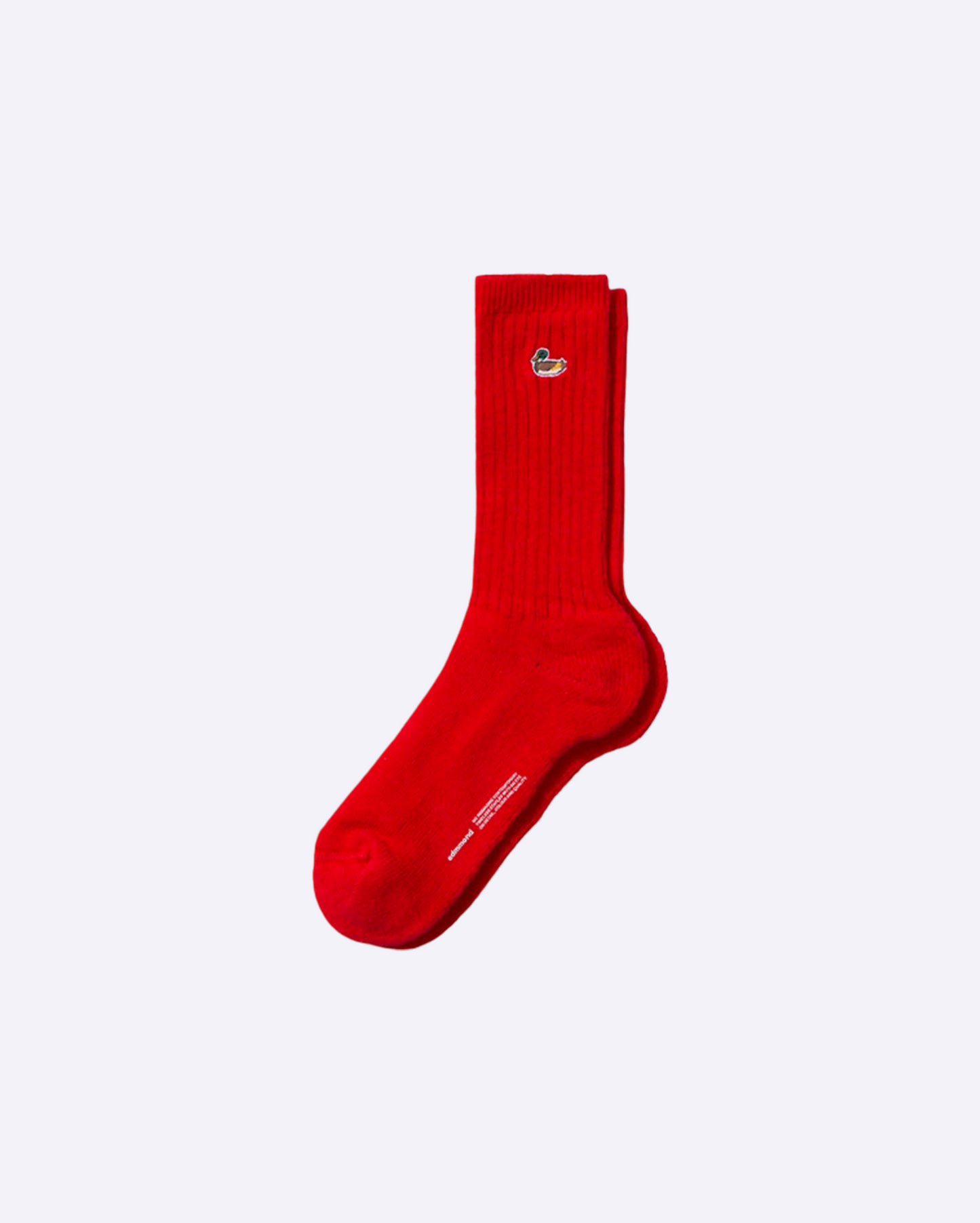 Duck Socks Plain Red