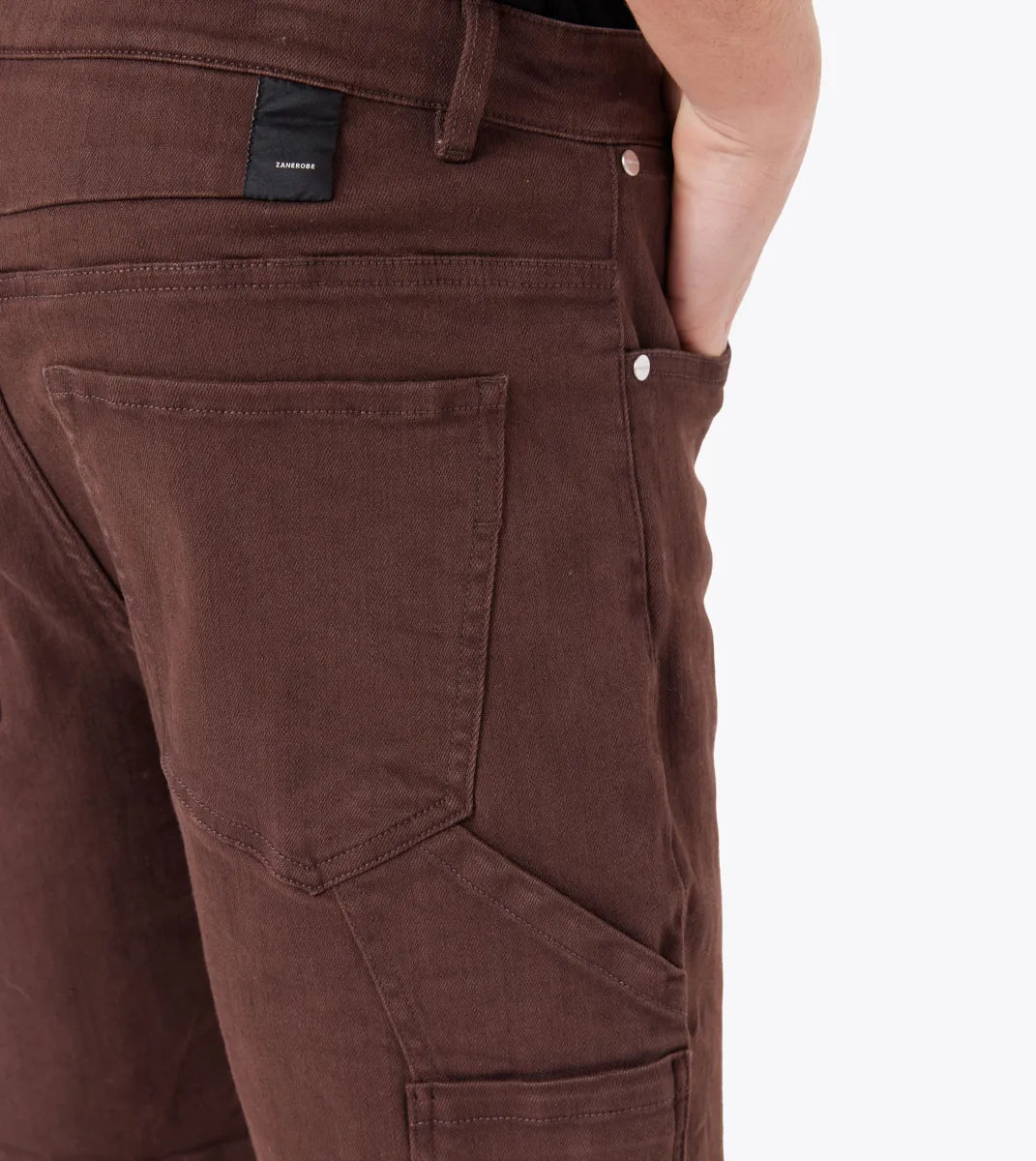 Carpenter Denim Short Dk Chocolate
