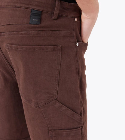 Carpenter Denim Short Dk Chocolate