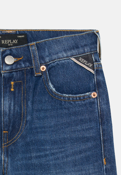 Straight Leg Dark Blue