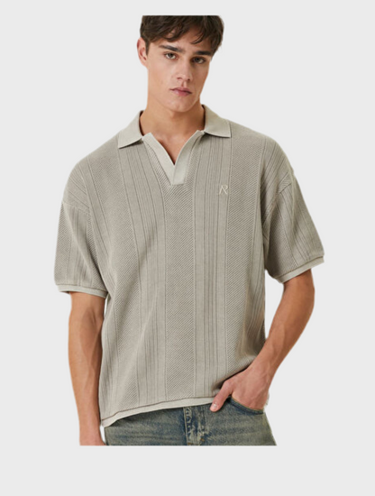 Open Stitch Polo