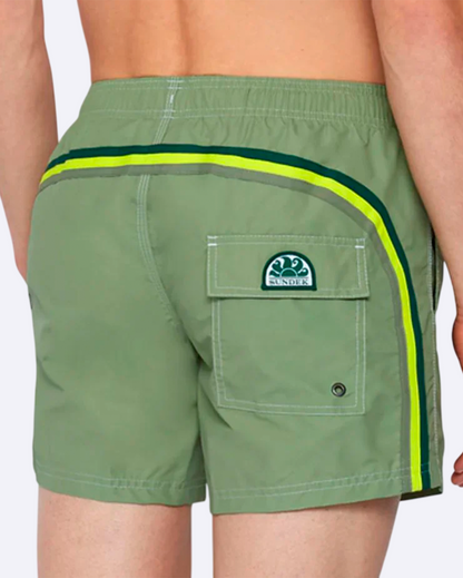 Elastic Waist Green Dust
