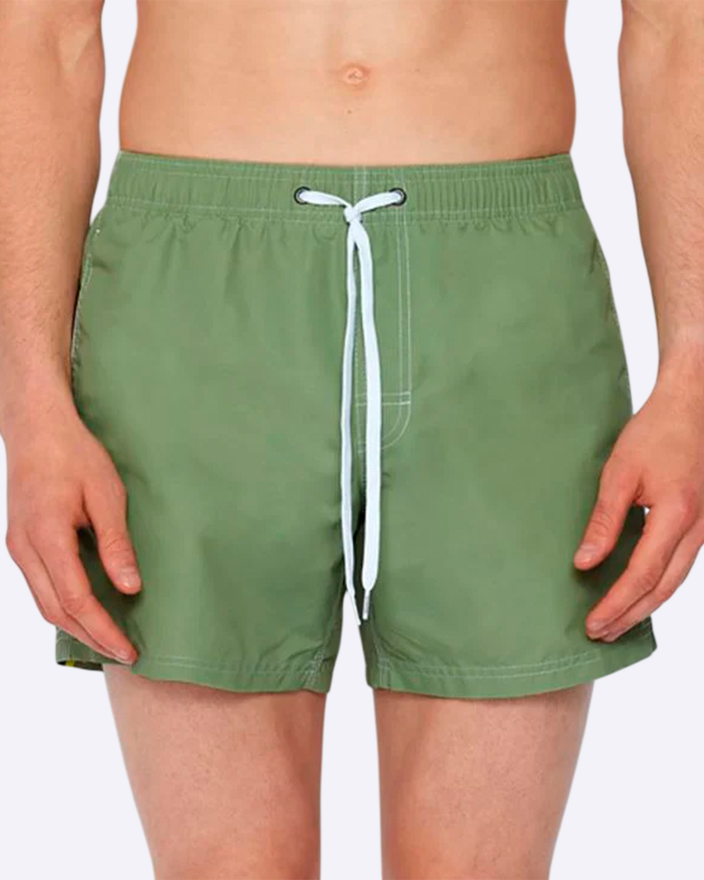Elastic Waist Green Dust