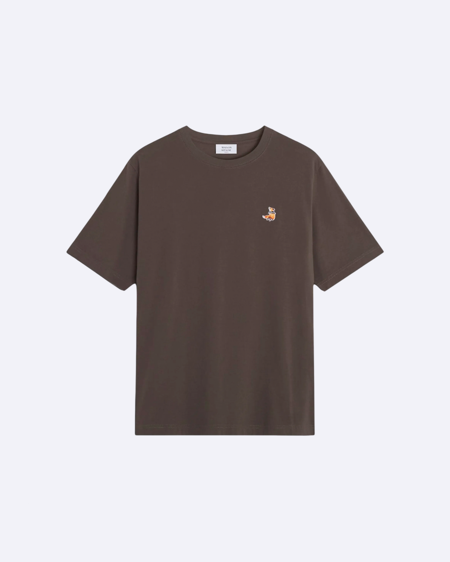 Embroidered T-Shirt - Brown Beluga