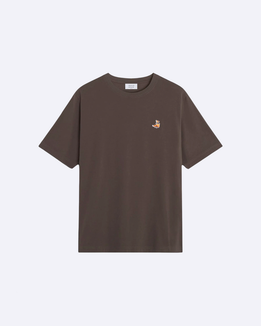 Embroidered T-Shirt - Brown Beluga