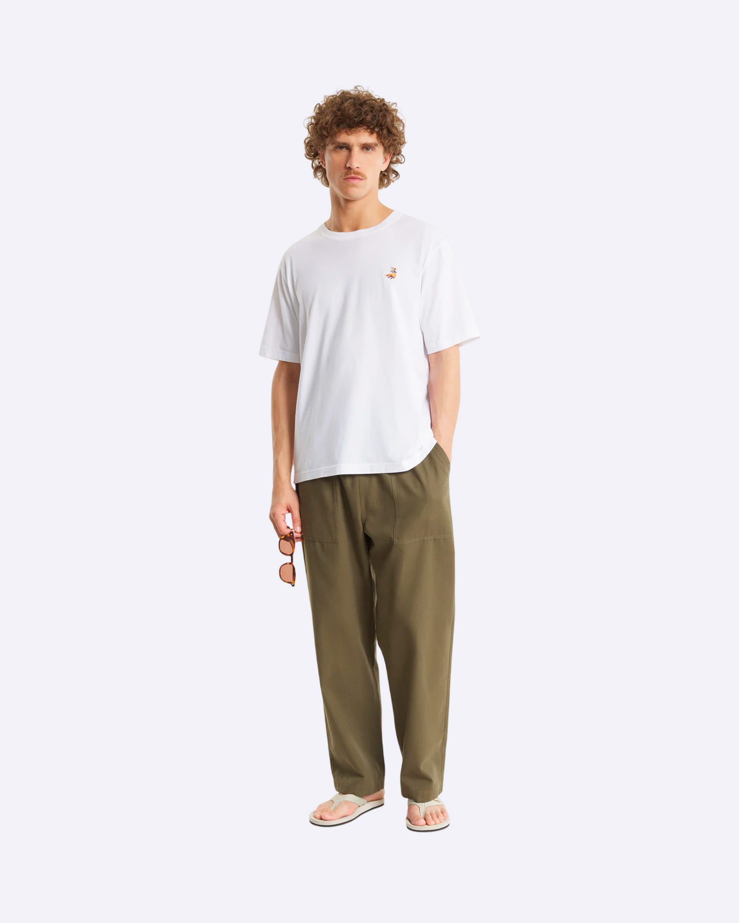 Embroidered T-Shirt - White