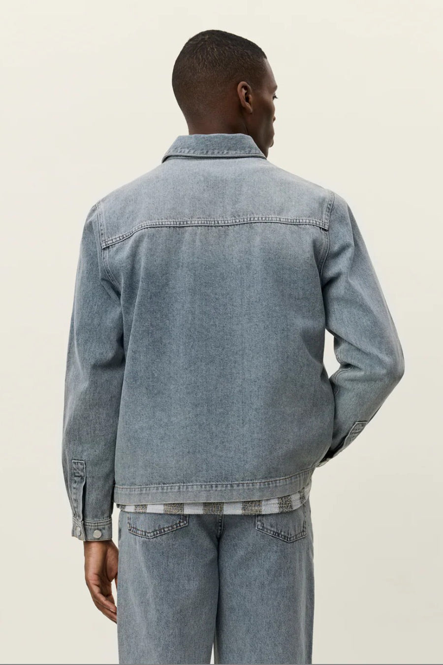 Layton Washed Denim Overshirt