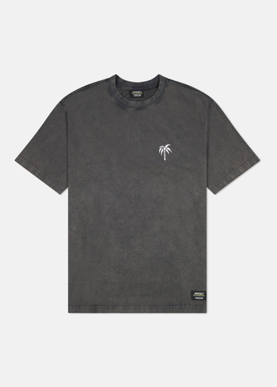 Mason Tee Enzyme Washed Palm Logo
