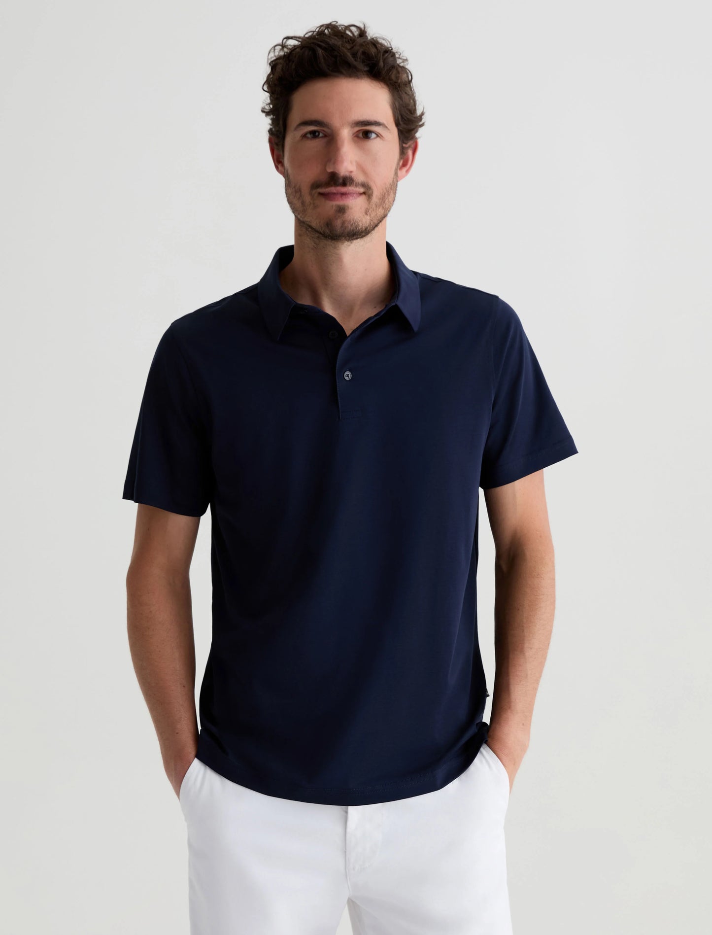 Bryce S/S Polo Navy
