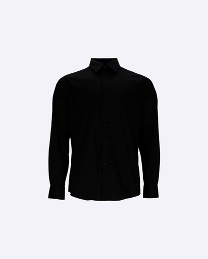 Four-Way-Stretch Shirt-Black