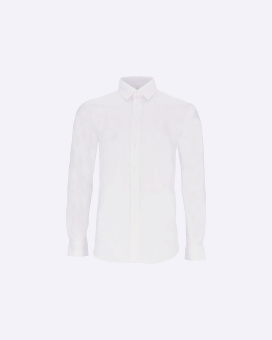 Four-Way-Stretch Shirt-White