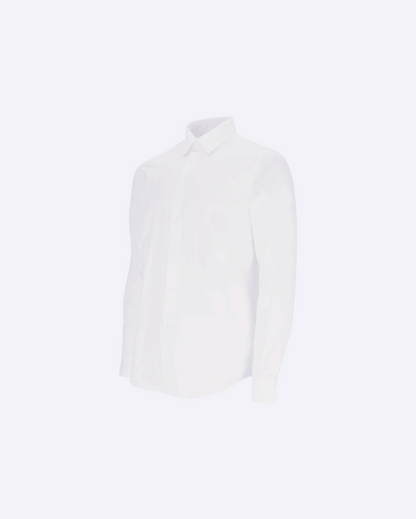 Four-Way-Stretch Shirt-White