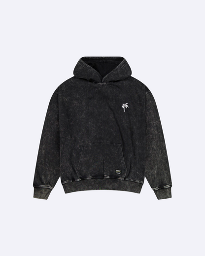 Hoodie Enzyme Washed Palm Logo