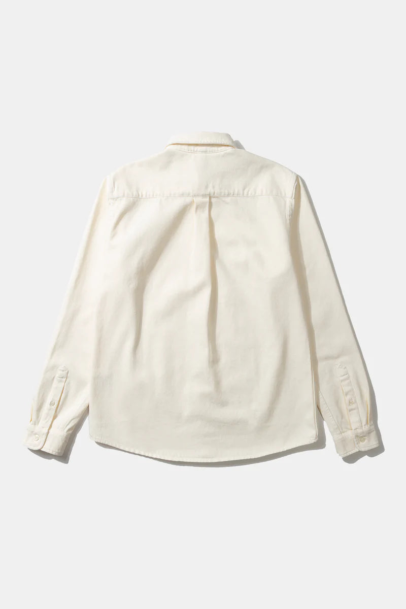 Duck Denim Shirt Plain Off White