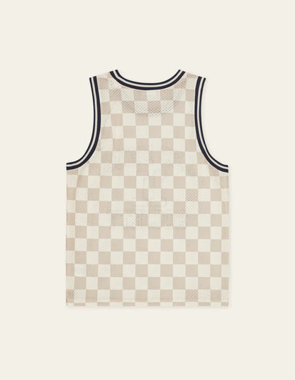 Silas Mesh Tank Top Light Sand