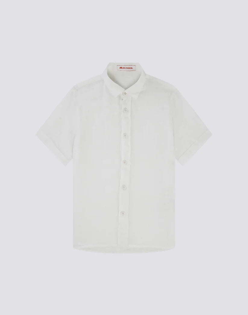 Short Sleeve Shirt Line White