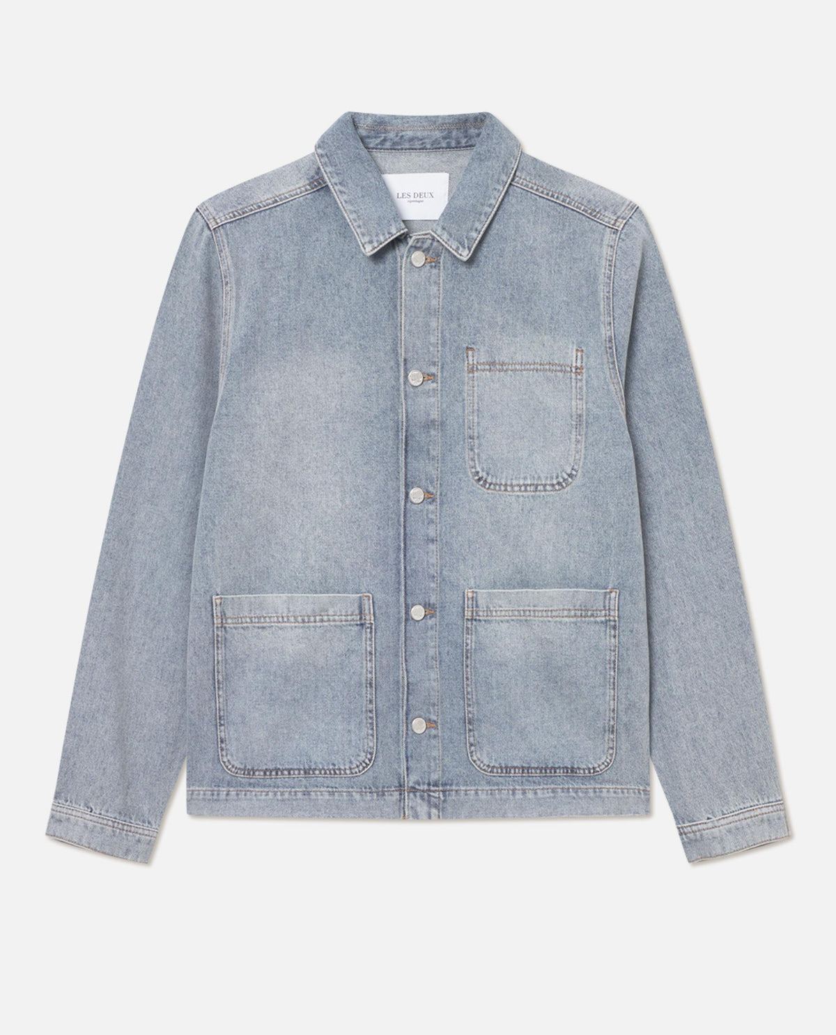 Layton Washed Denim Overshirt