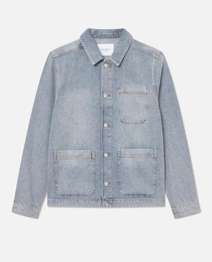 Layton Washed Denim Overshirt