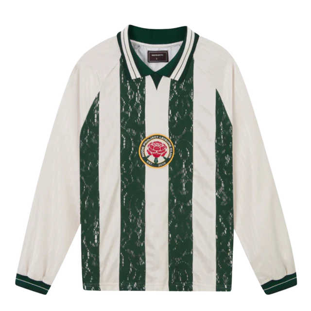 Lace Football Long Sleeve Green