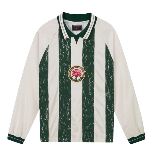 Lace Football Long Sleeve Green