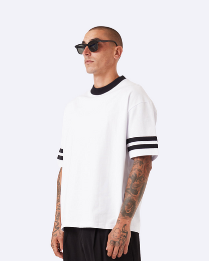 QB Lounge Tee White