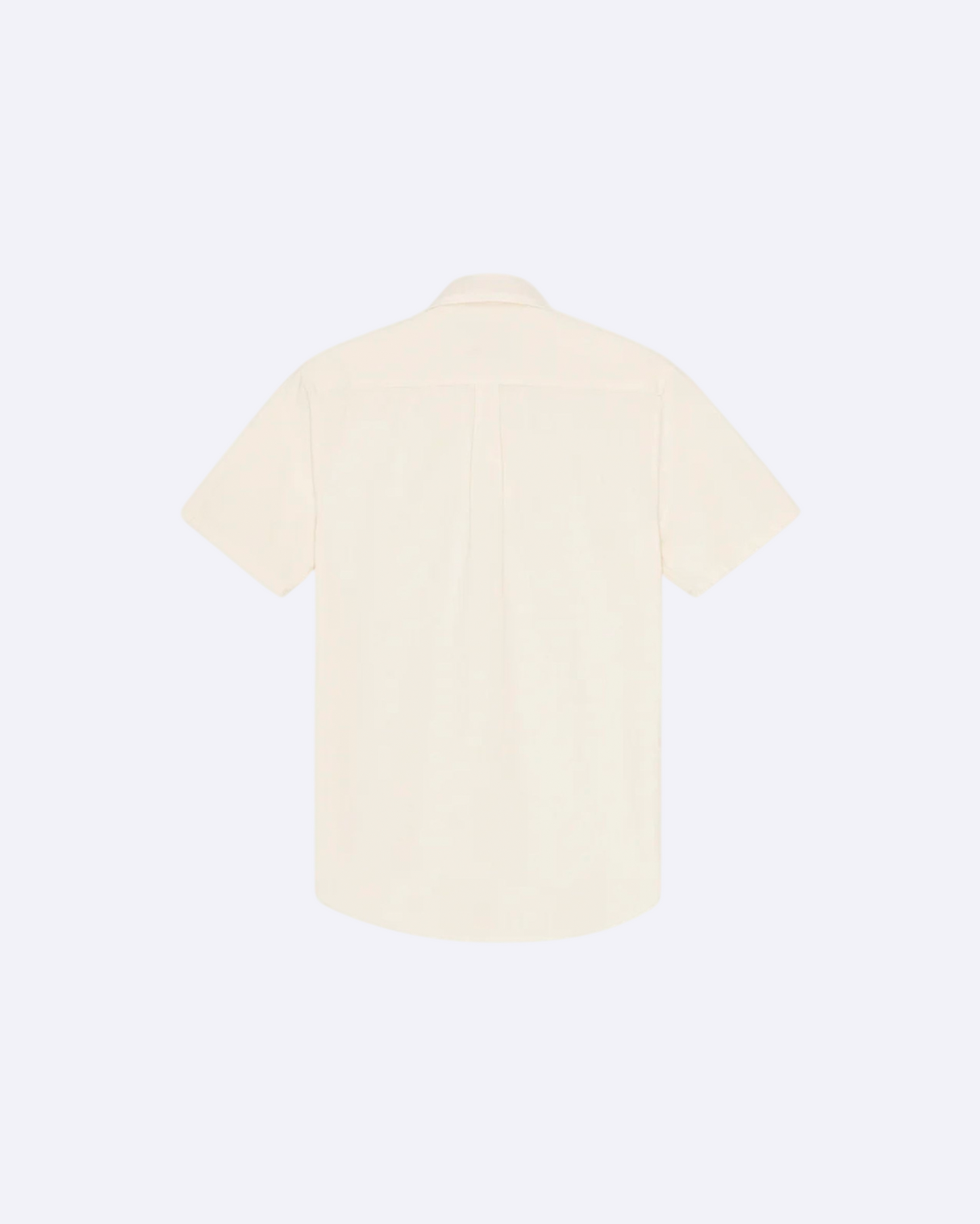 Konrad Cotton Linen SS Shirt Eggnog White